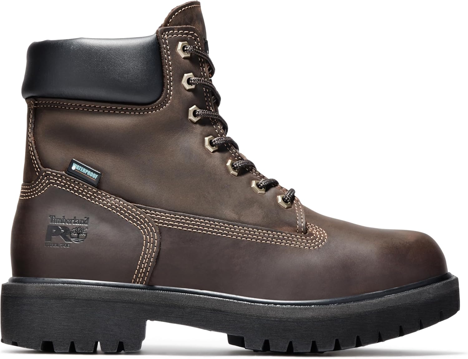 Timberland PRO mens Direct Attach 6" Steel Safety Toe Insulated Waterproof Industrial Work Boot - Image 6