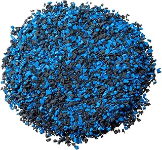 Poured-in-Place Surfacing Repair Kit Fix Rubber Playground (Blue/Black, XL)