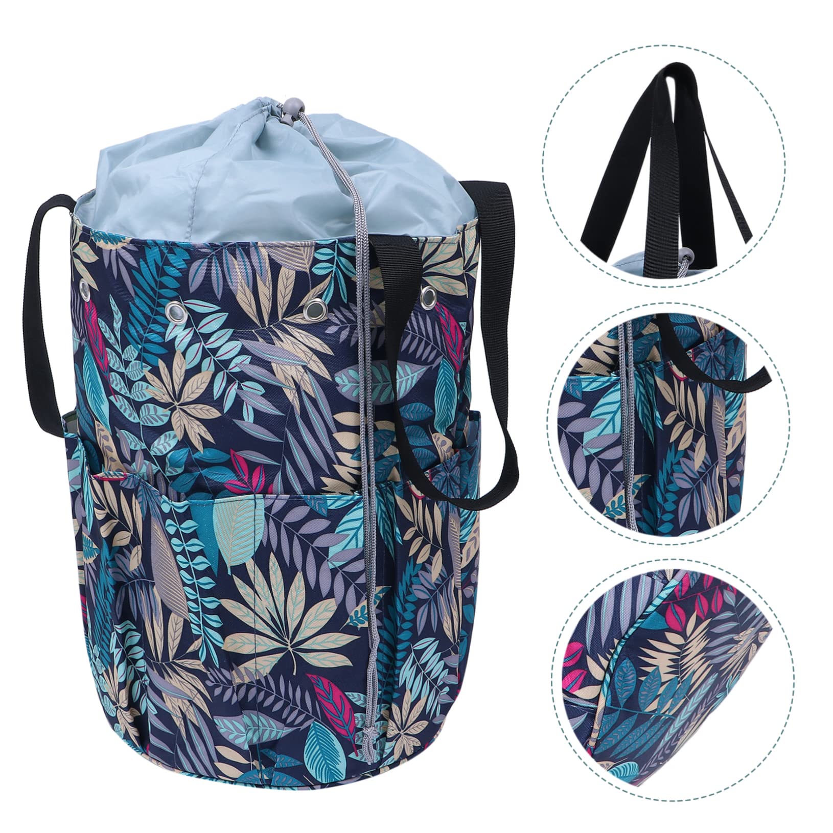 NUOBESTY 1pezzi Borsa Organizer Multifunzionale Oxford Per Lana Uncinetto e Accessori Creativi Design Pratico e Leggero Per e Appassionati Fai Da Te