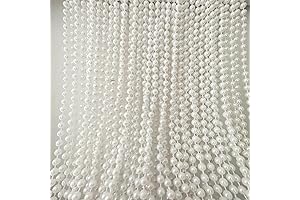 Sparkling Faux Pearl Necklace Strand for Grand Occasions