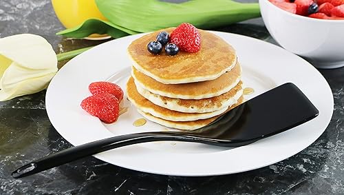 Miniatura 3 de Reston Lloyd - Espátula para sartenes antiadherentes, resistente al calor, utensilios de melamina con mango ergonómico, 11 pulgadas, juego de 6