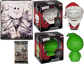 One & Only Jack Dorbz NBX Figure Nightmare Before Christmas Santa Skellington Vinyl Bundled with Character Oogie Boogie Green & Pumpkin King ToteBag + Trading Card Pack Halloweentown Set 4 Items - coolthings.us