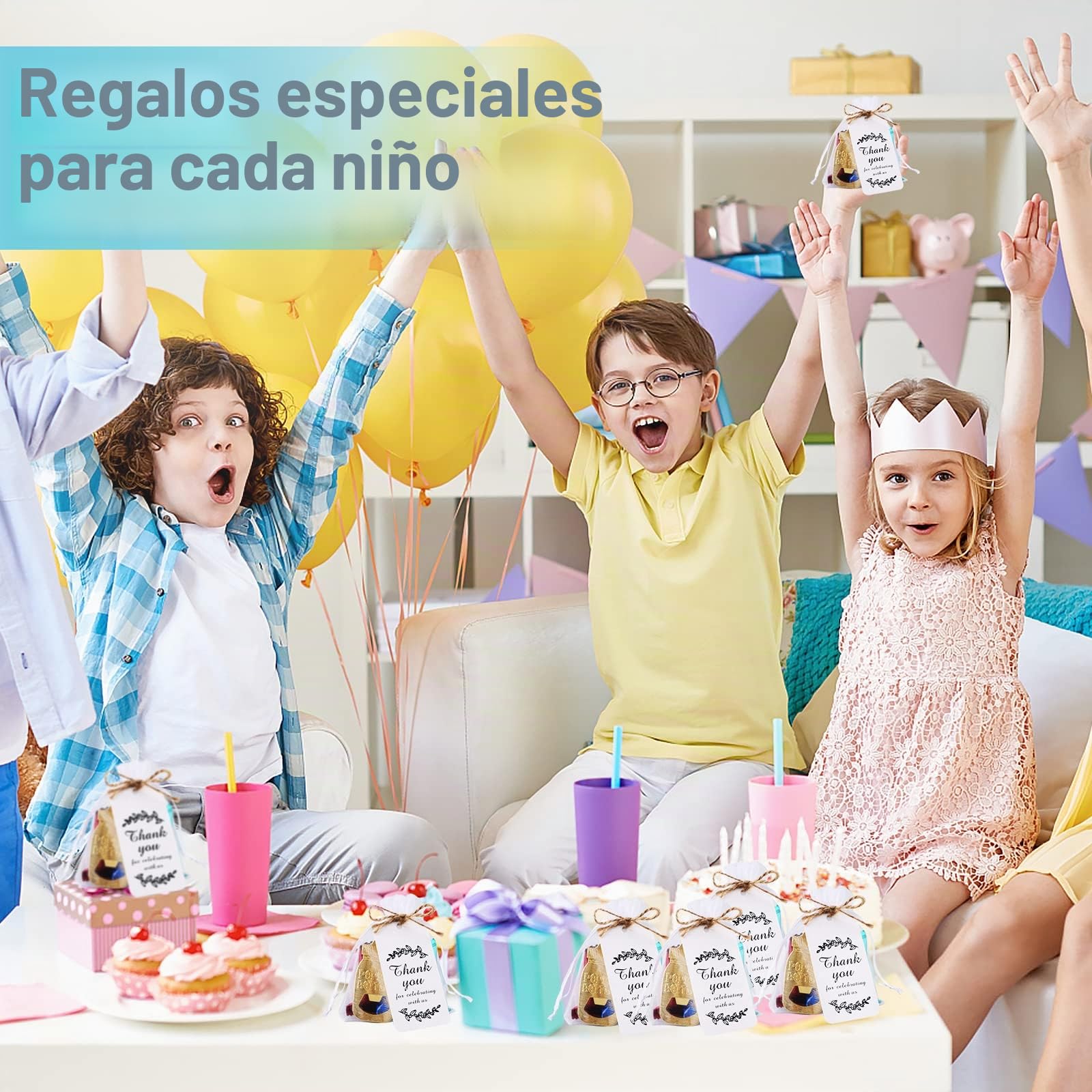 AKONE 10 Abrebotellas Oro Regalos Invitados Baby Shower Bautizos Bodas
