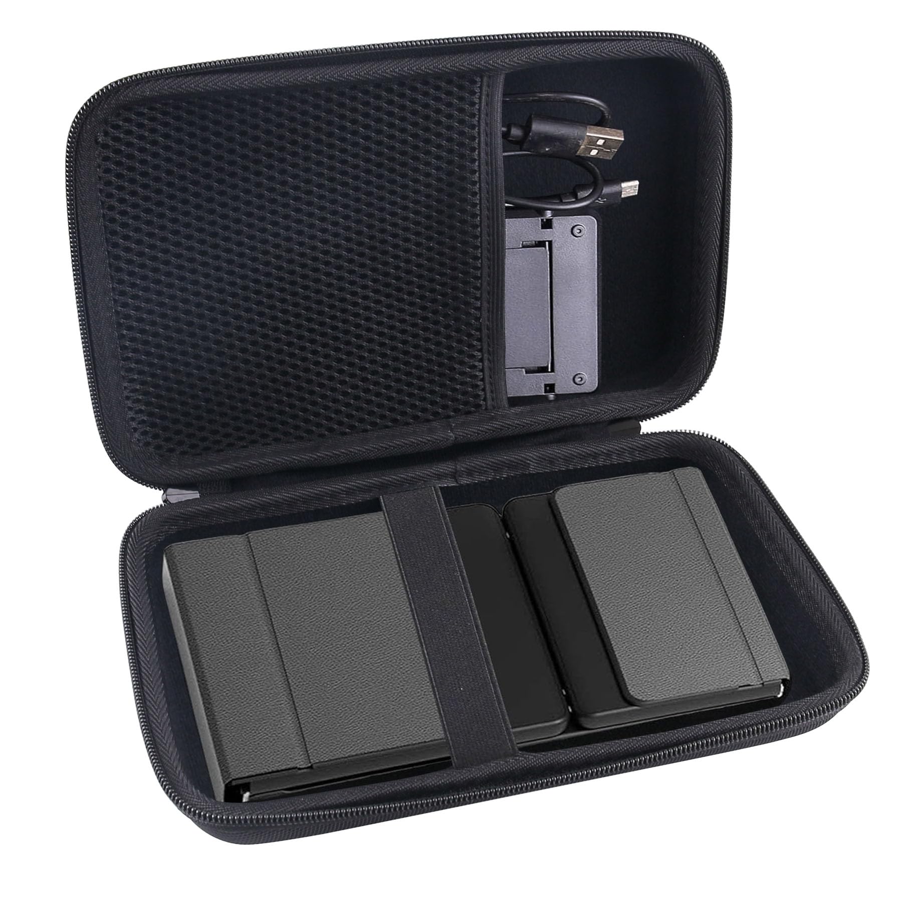 Étui de transport rigide compatible avec clavier Bluetooth pliable ProtoArc, XK01 Clavier portable sans fil pliable avec pavé numérique (sac uniquement)