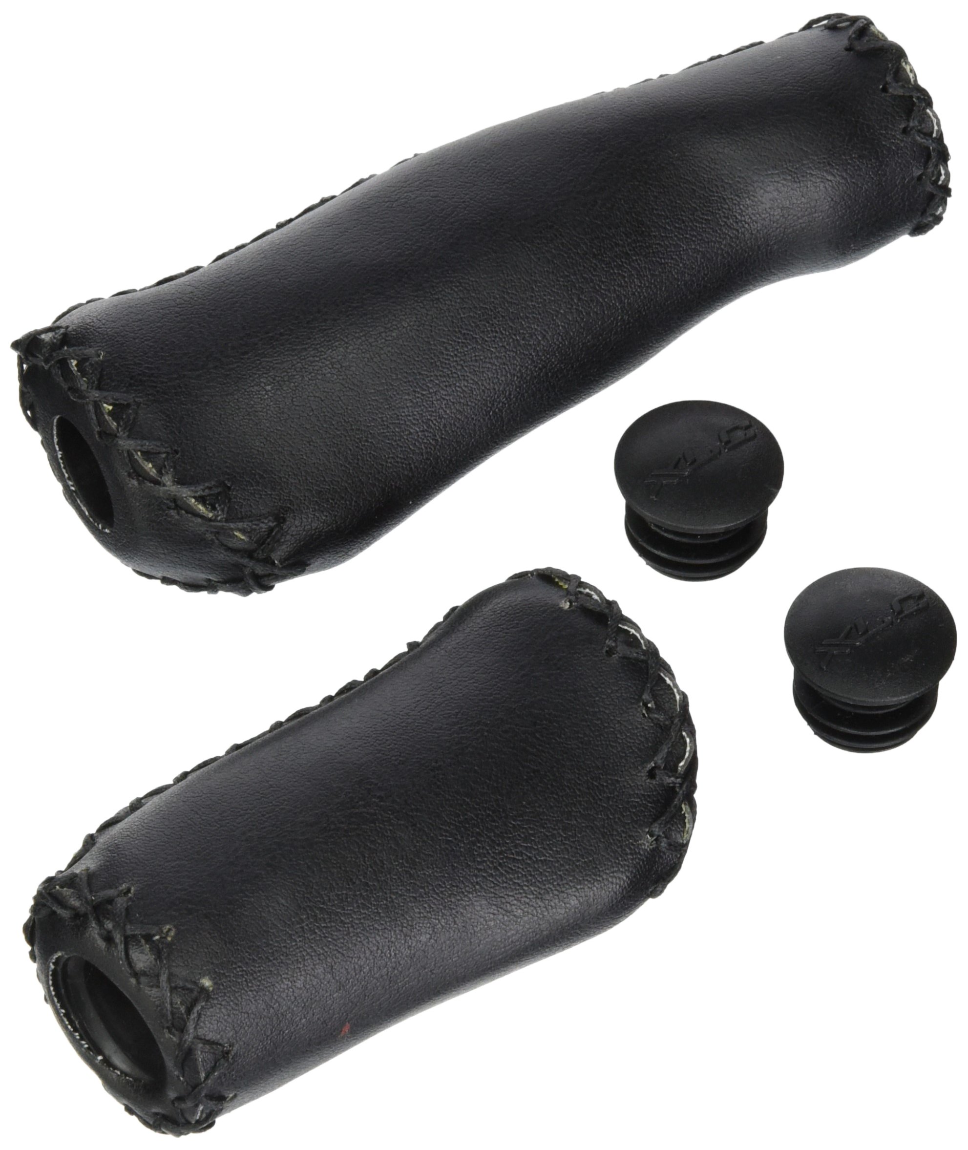 XLC Unisex - Adult GR-G11 Leather Look Grips 135/92 mm