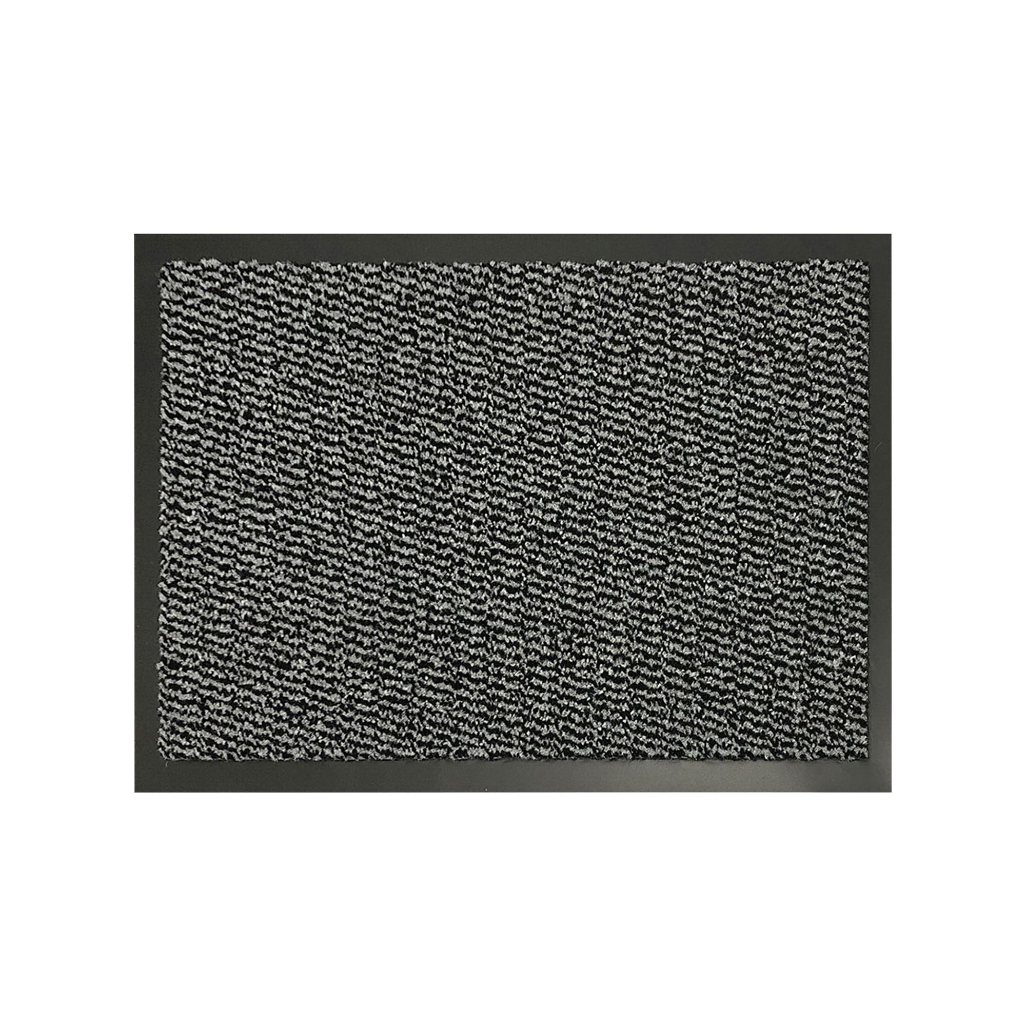 KAV Washable Door Mat Dirt Trapper - Durable Indoor And Outdoor Non-Slip Doormats - Large Floor Mats For Front And Back Door, Home, office - Perfect Dust Absorbent (Grey/Black, 60cm x 180cm) โ image 1
