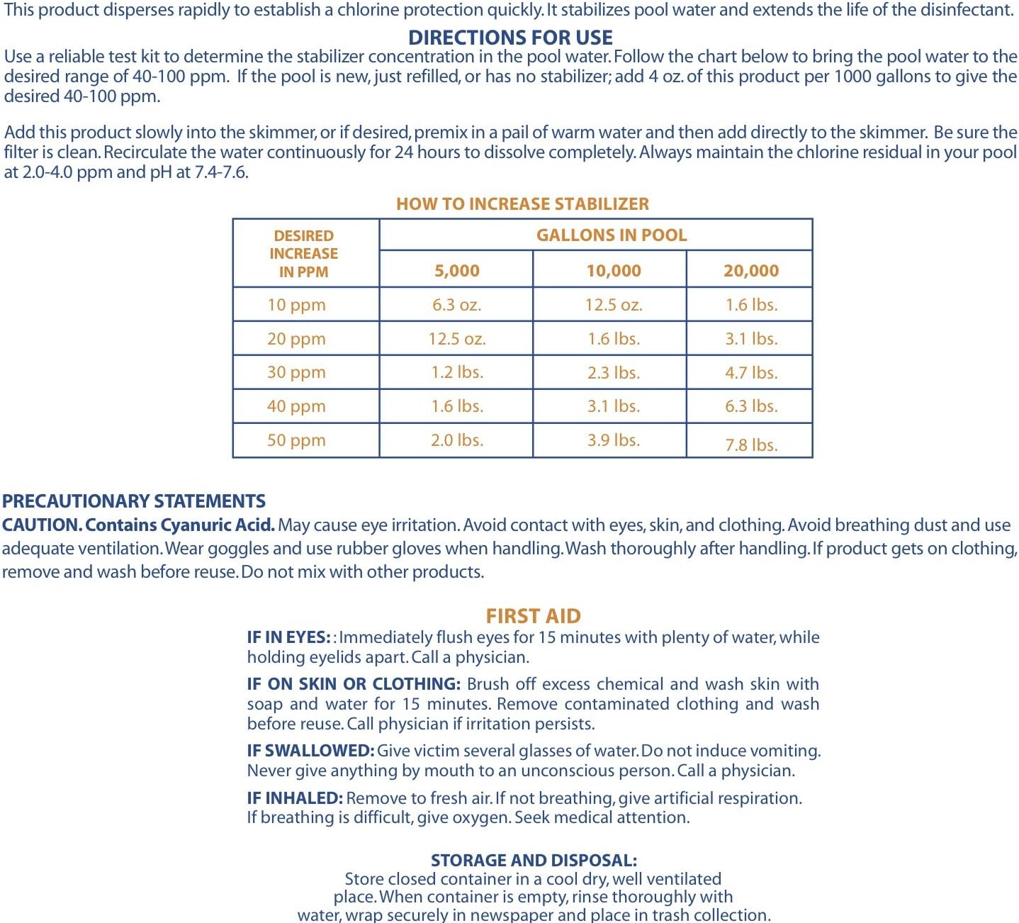Pool Mate Swimming Pool Stabilizer, Conditioner and Calcium Hardness Increaser Bundle (4 lbs + 8 lbs)