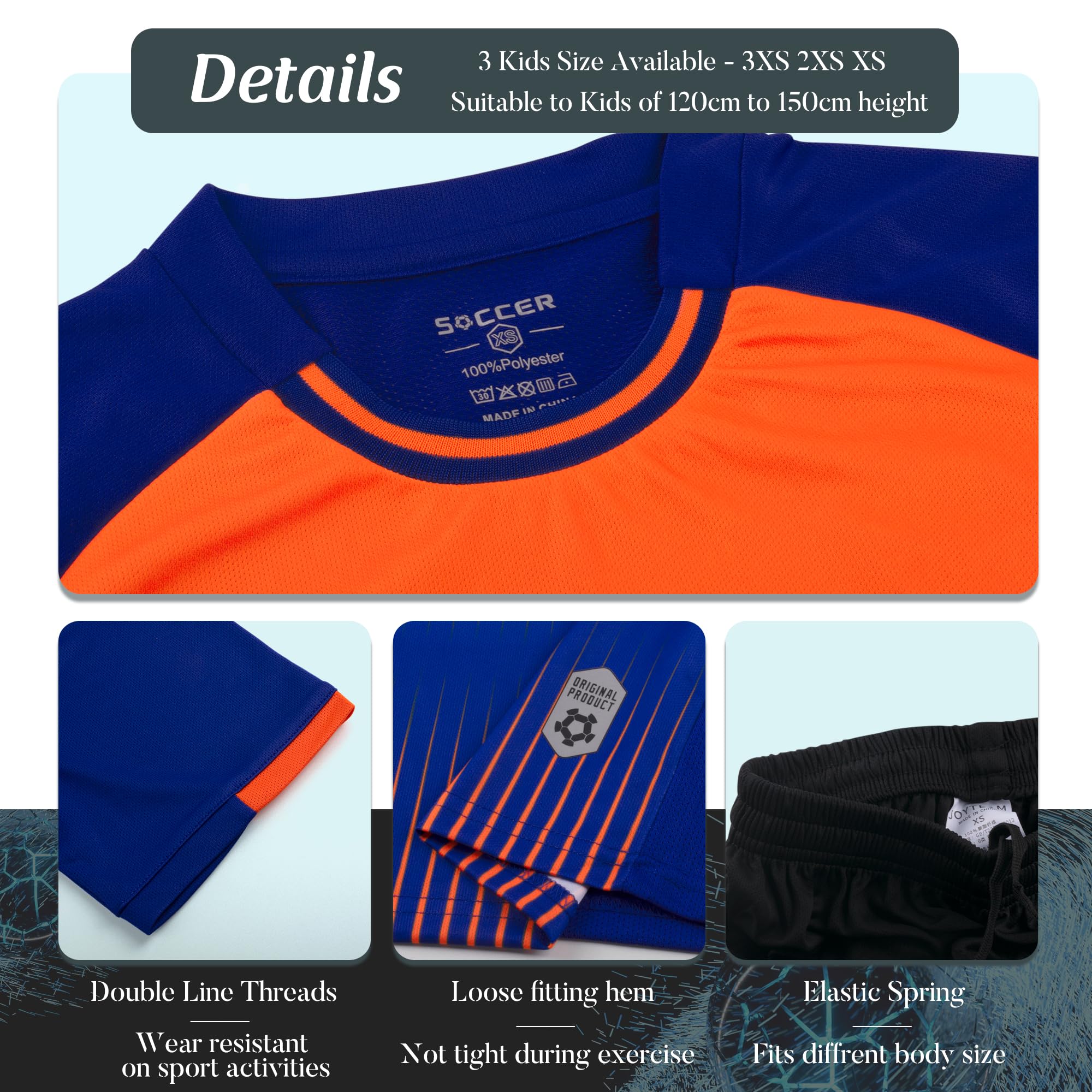 Maglia da Calcio Bambino Ragazzi Basketball Jersey Set Divise Sportive Calcio Maglia, T-Shirt Pantaloncini