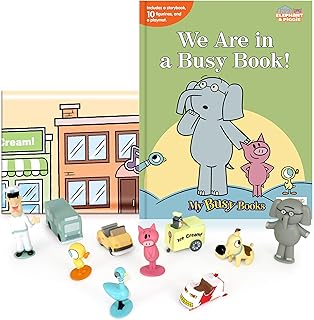 Hidden Pigeon Company Mo Willems My Busy Books - Storybook, 10 figurines, playmat