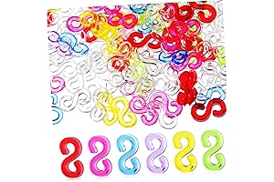 40 Plastic Chain Links Kids Bracelet Connectors
