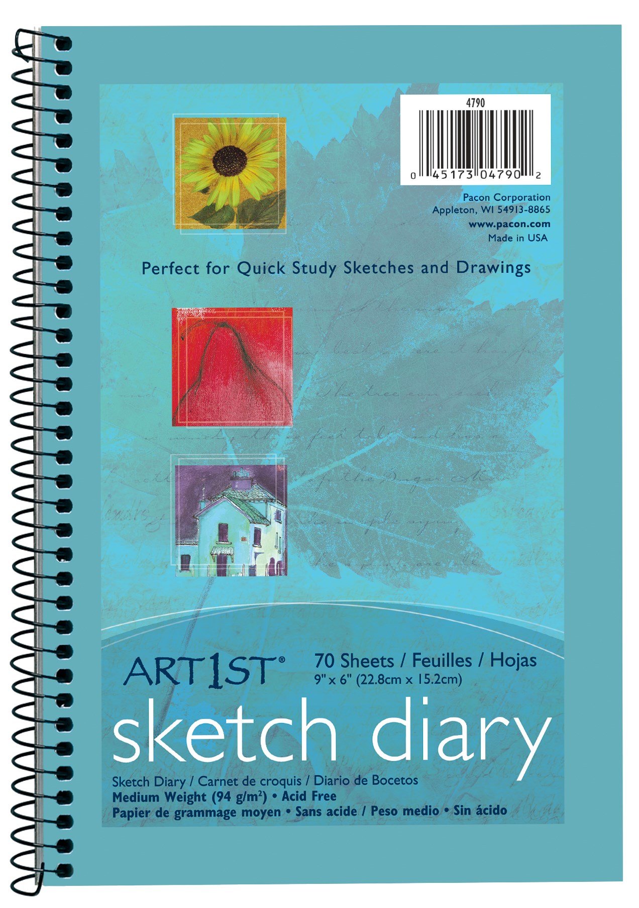 SKETCH DIARY ART1ST 9X6 70SH
