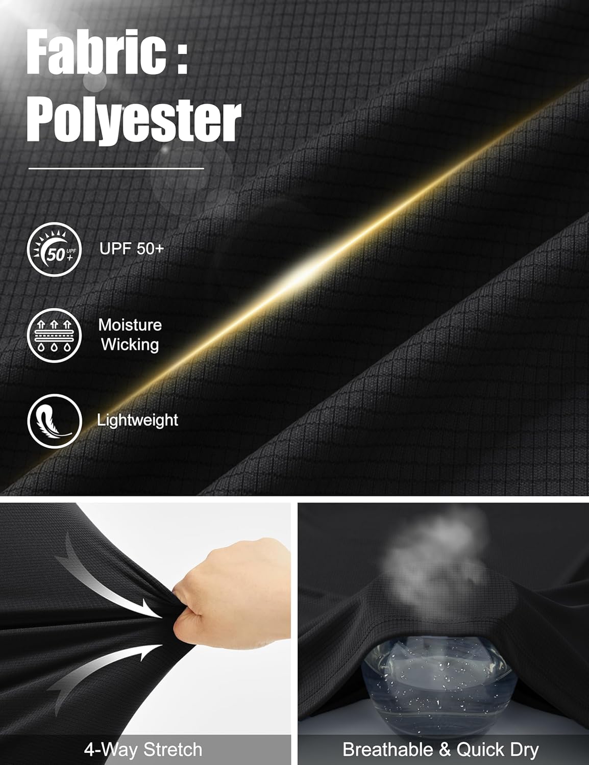 MAGCOMSEN Mens Rash Guard Short Sleeve UPF 50+ Sun UV Quick Dry Shirts Workout Swim Running Athletic T-Shirt - Image 4