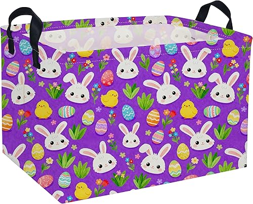 Miniatura 64 de Cesta para niños, cestas de animales, bonitos contenedores de almacenamiento rectangulares de juguetes, organizador de libros, decoración de