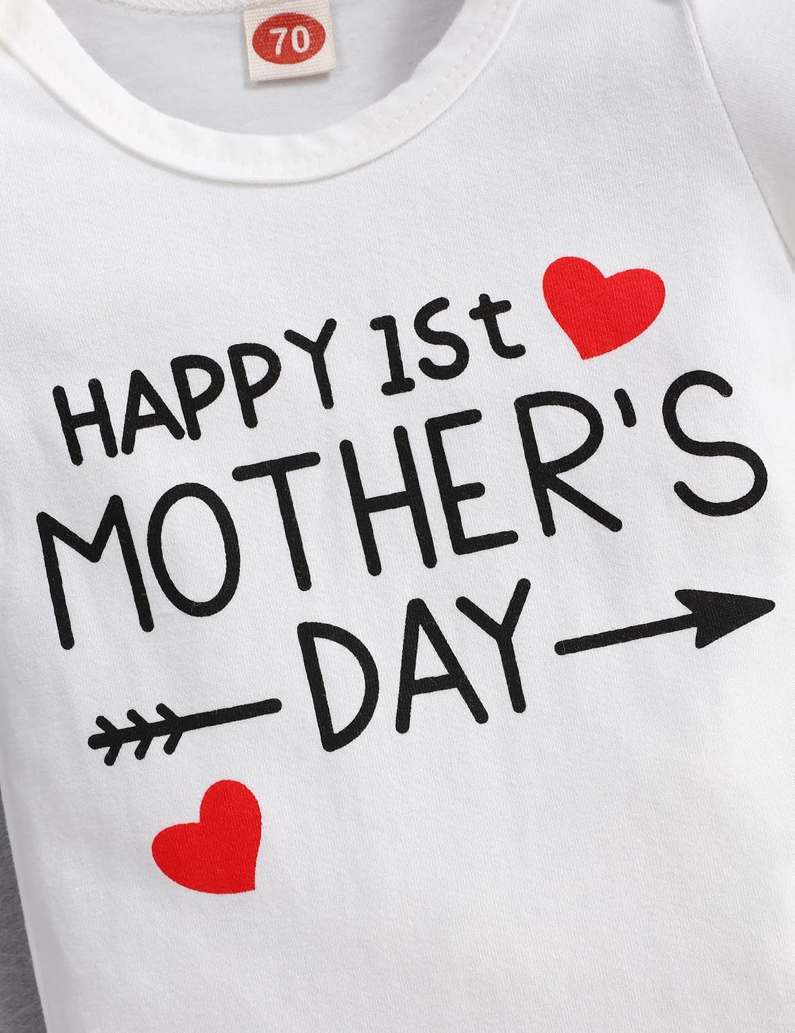 Baby Boy Mother’s Day Clothes Happy 1st Mother’s Day Romper with Shorts Pants Summer Outfit Set 2pcs
