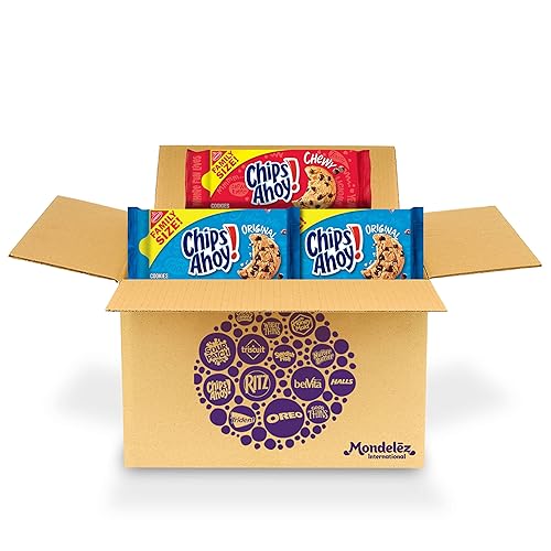 Miniatura 11 de CHIPS AHOY. Paquete original de galletas y galletas masticables, tamaño familiar, 3 paquetes