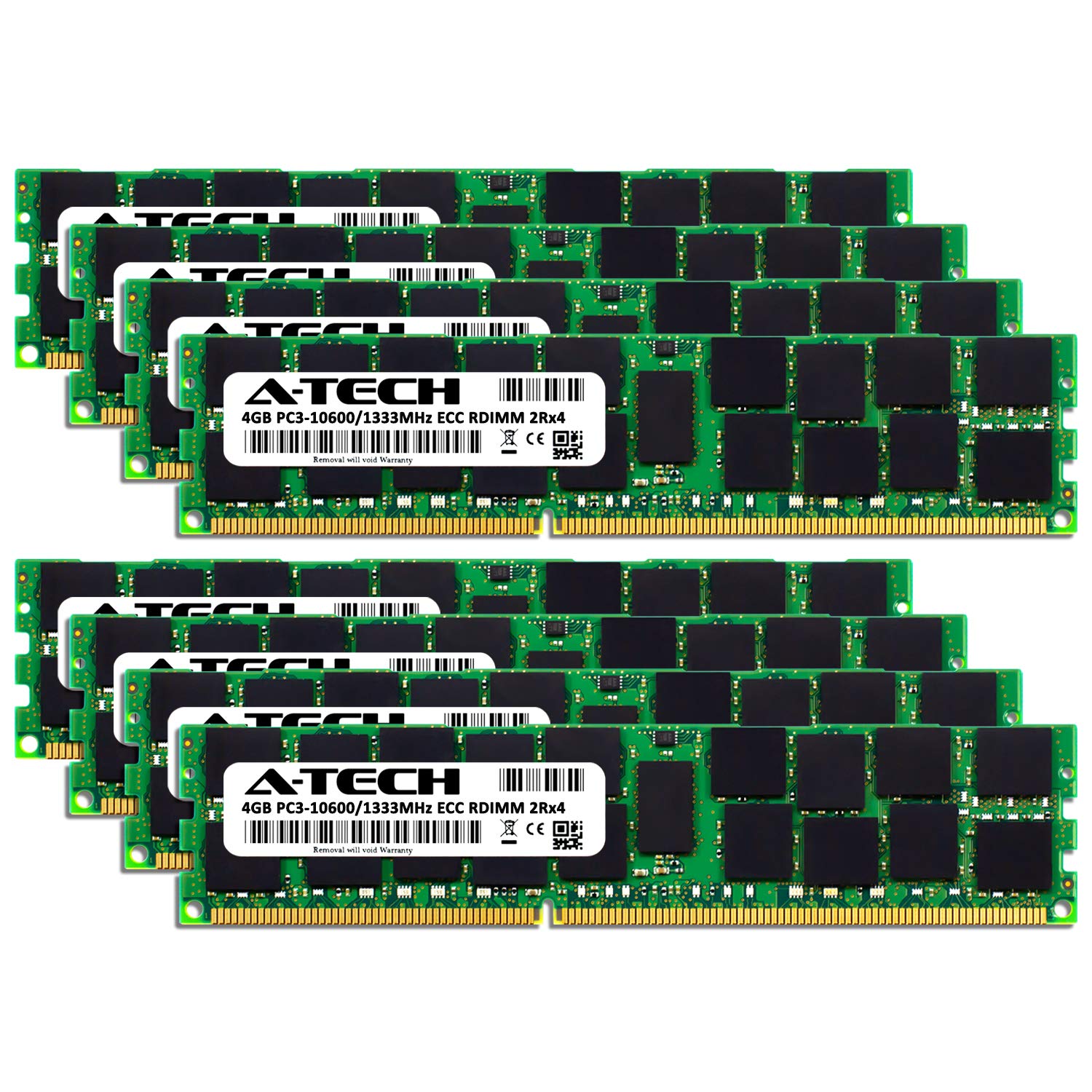 16 GB (4 X 4 GB) Memoria DDR3 1333 PC3 10600 ECC Per HP Workstation Z400 E Z420 - Foto 12