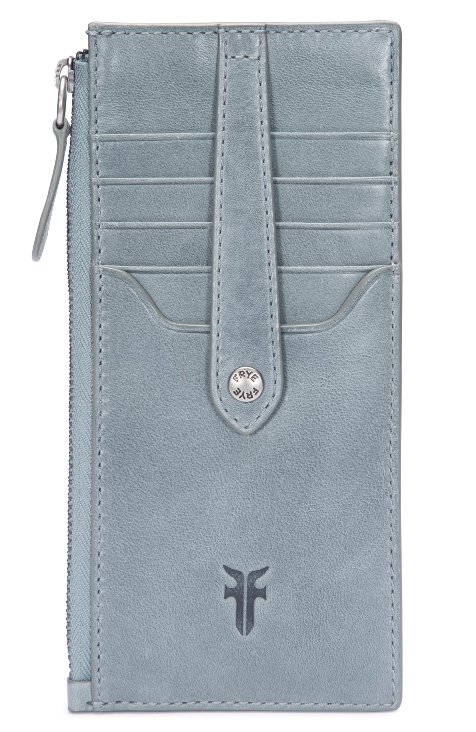 Frye, Womens, Melissa Snap Card Wallet, Sky Blue, One Size