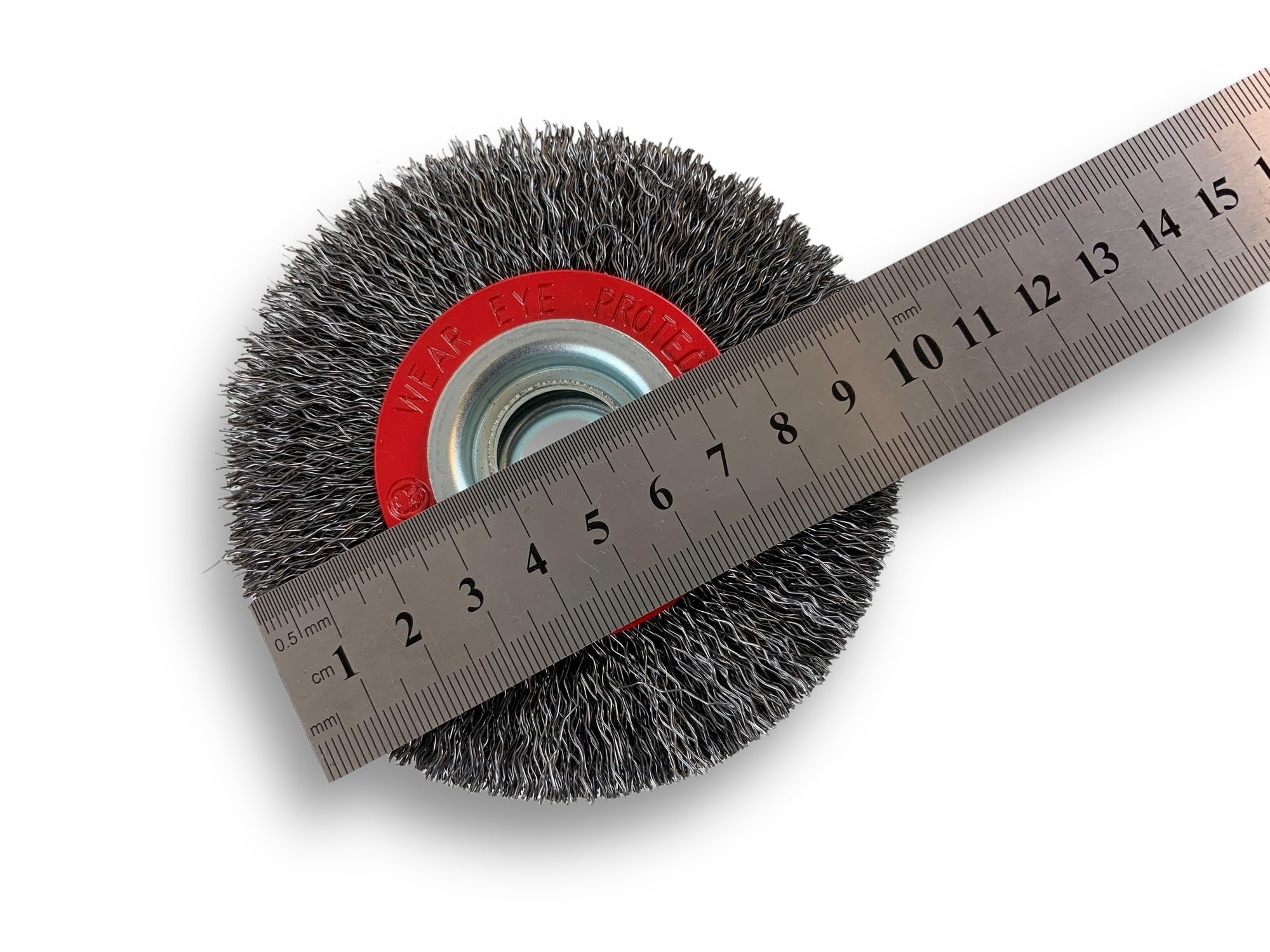 Kibros Brosse circ. touret ACIER fil dur Ø 100 mm 3 rangs