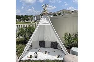 7' Large Teepee Adult: Indoor & Outdoor Tent Adventure