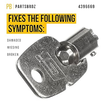 WS Rewrite 篝 Amazon.com: PartsBroz 4396669 Door Key - Compatible With
