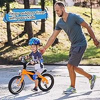 Vista 4 de BOSONER - Rodilleras y coderas para niños y jóvenes, equipo de protección para patines de ruedas, ciclismo, BMX, bicicleta, patineta, patinaje