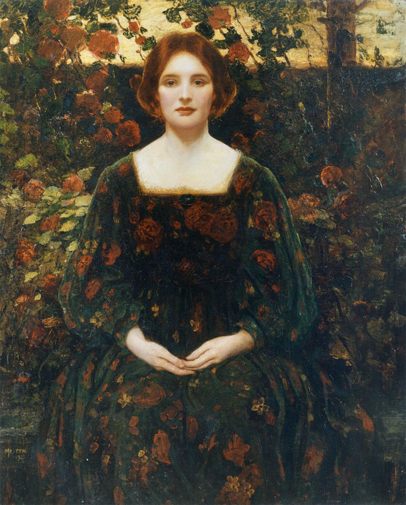 ARTXLXXBN Famous Art Print Poster Vintage Wall Art Womanhood by Edwin Mostyn Canvas Art Poster for Home Decor 60x90cm