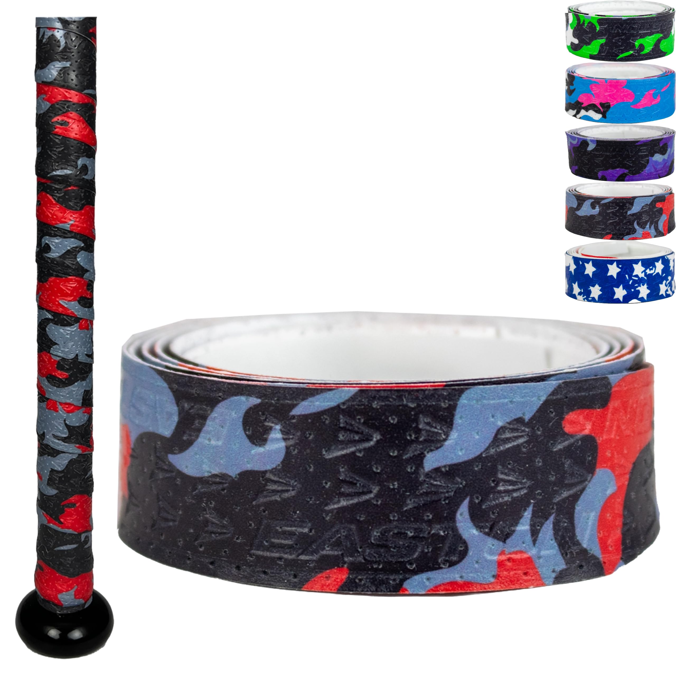 Easton | 1.10mm / 1.80mm FlowTack Bat Grip | Baseball / Softball | Multiple Colors