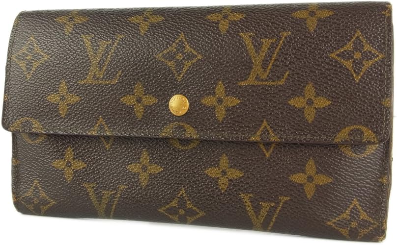 Amazon.co.jp: (Louis Vuitton) Louis Vuitton m61215 Monogram International  Bi-Fold Long Wallet Brown 20194isam Pre-Owned : Shoes \u0026 Bags