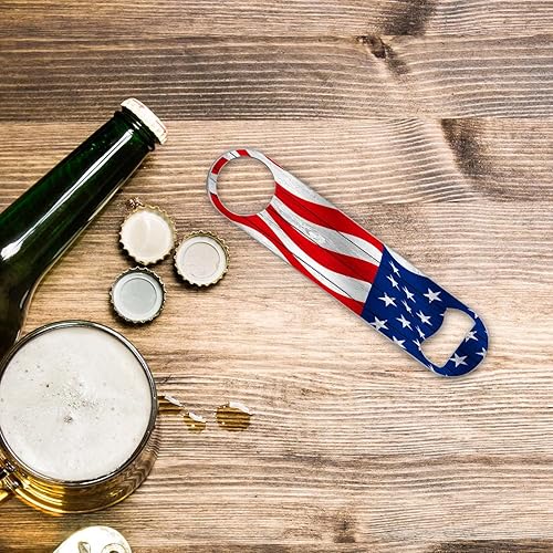 Miniatura 3 de Abridor de botellas de acero inoxidable, abridor de botellas de cerveza duradero para el hogar, cocina, bar, restaurante, fiesta, 7 pulgadas