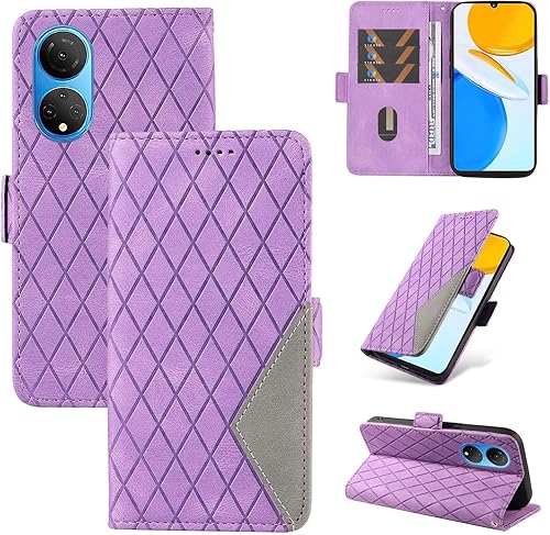 Honor X7 & Honor Play 30 Plus Wallet Case, Premium PU Leather Magnetic Flip Case with Card Slots Kickstand, Luxury Protective Folio Cover Compatible