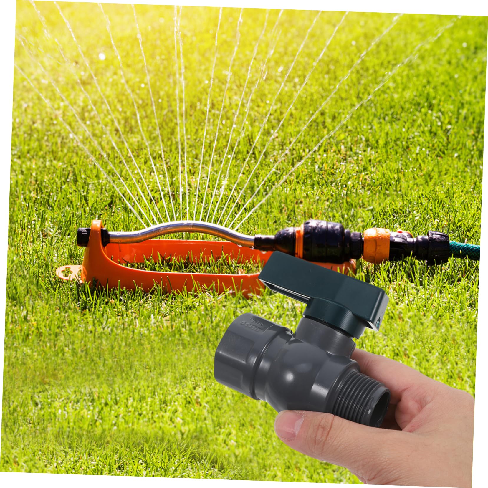 Wasserhahnadapter aus PVC für Regentonnen und Wassertanks