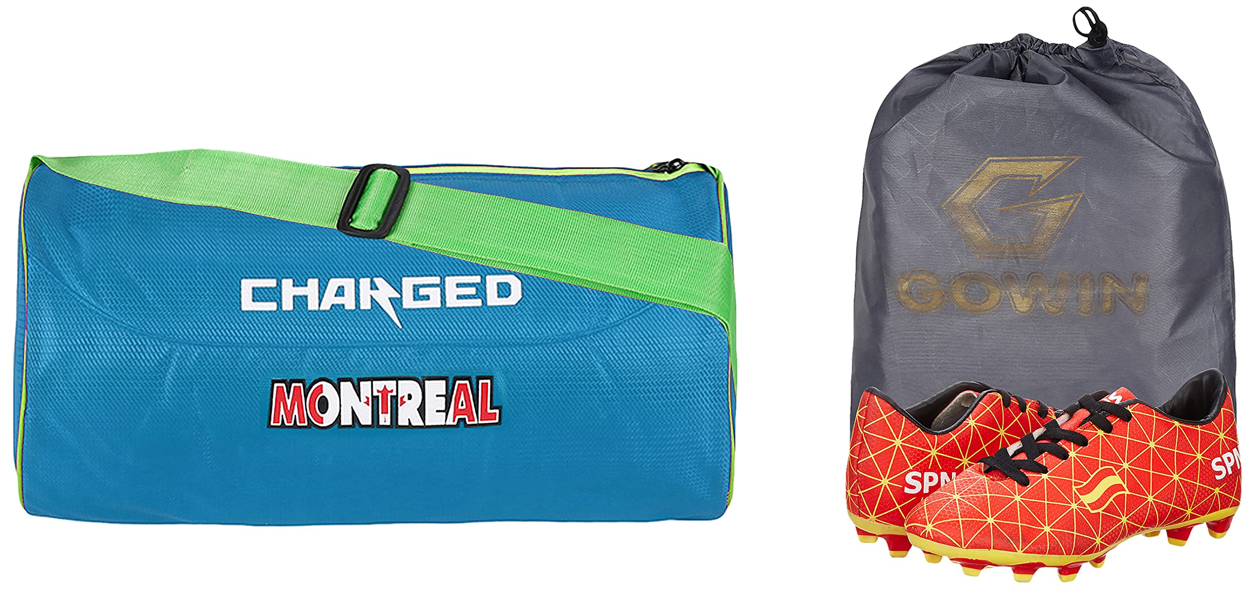 Sports Bag Montreal Large Sky with Gowin Football Shoe Country Color Spain Size-2-image-32
