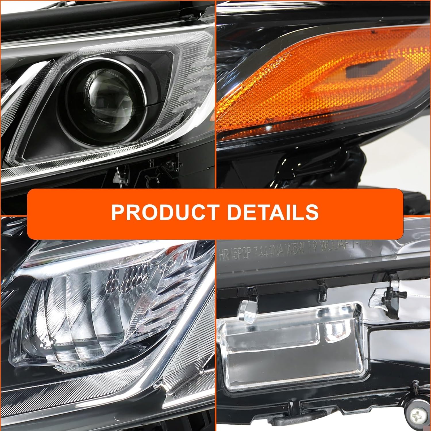 LED Projector Headlight Headlamp Compatible with 2018 2019 2020 2021 2022 Toyota Camry L LE SE DOT/SAE-Certified Replace for TO2502255 (Left Driver Side)