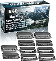 Vista 1 de 10 Pack Compatible Laser Printer Cartridge (High Yield) Replacement for Canon E40 E20 E10 E16 E30 E31 1491A002AA Imaging Cartridge use for Canon