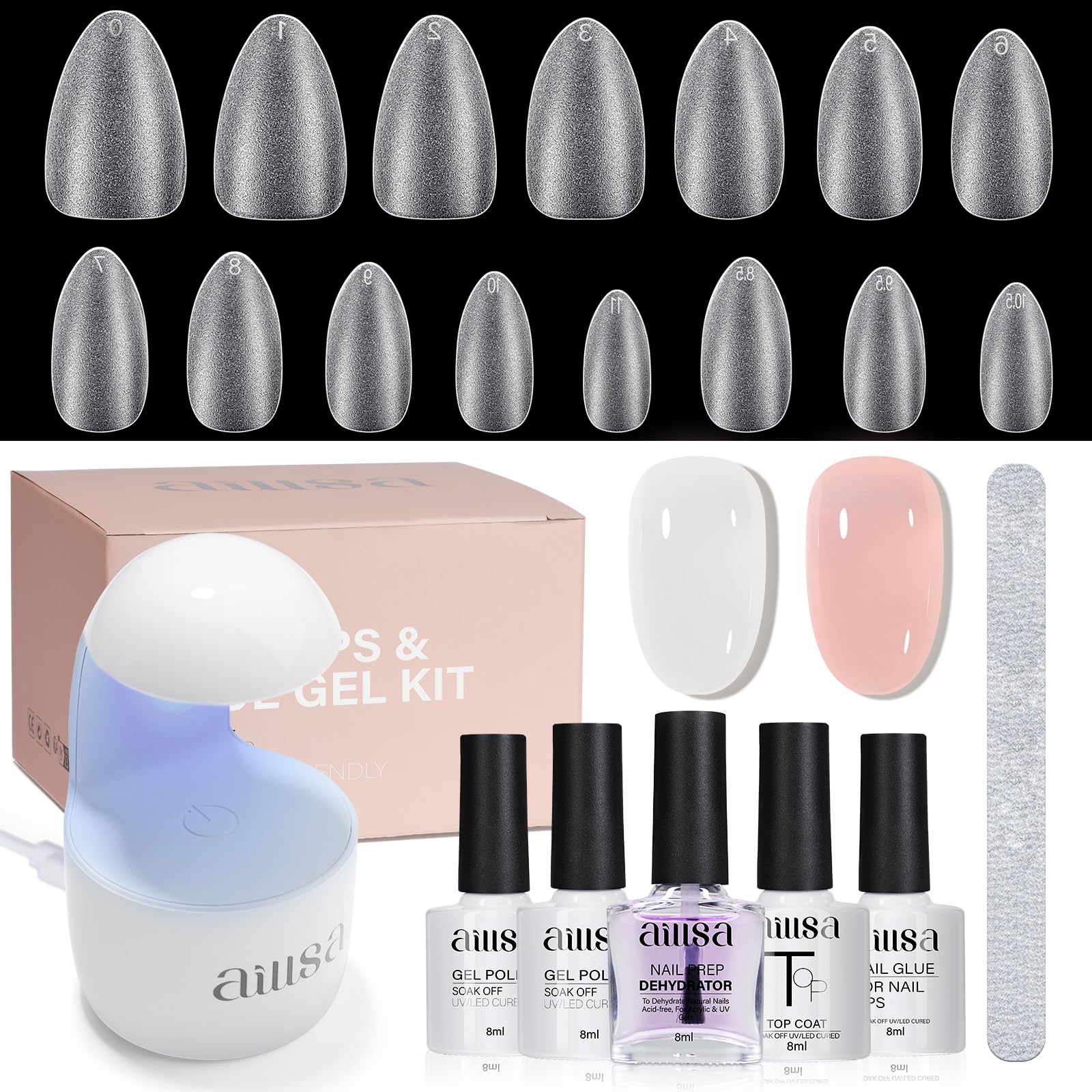 AILLSA Almond Nail Kit