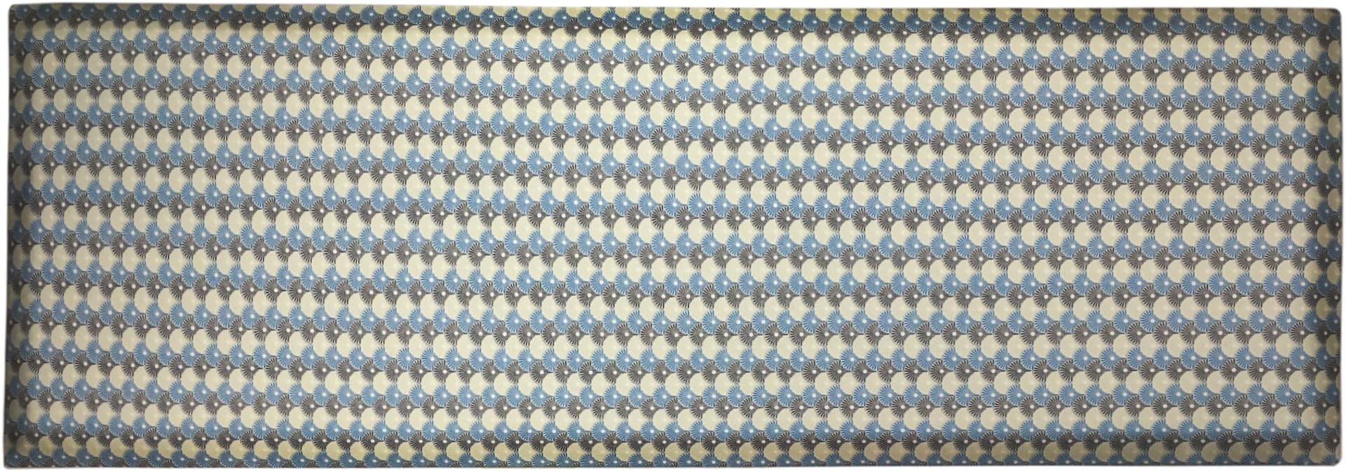 Kitchen Anti Fatigue Mat, Comfort Floor Mats, Standing Desk Mats, Antique Series (24 x70 x3/4 Inches, blue)