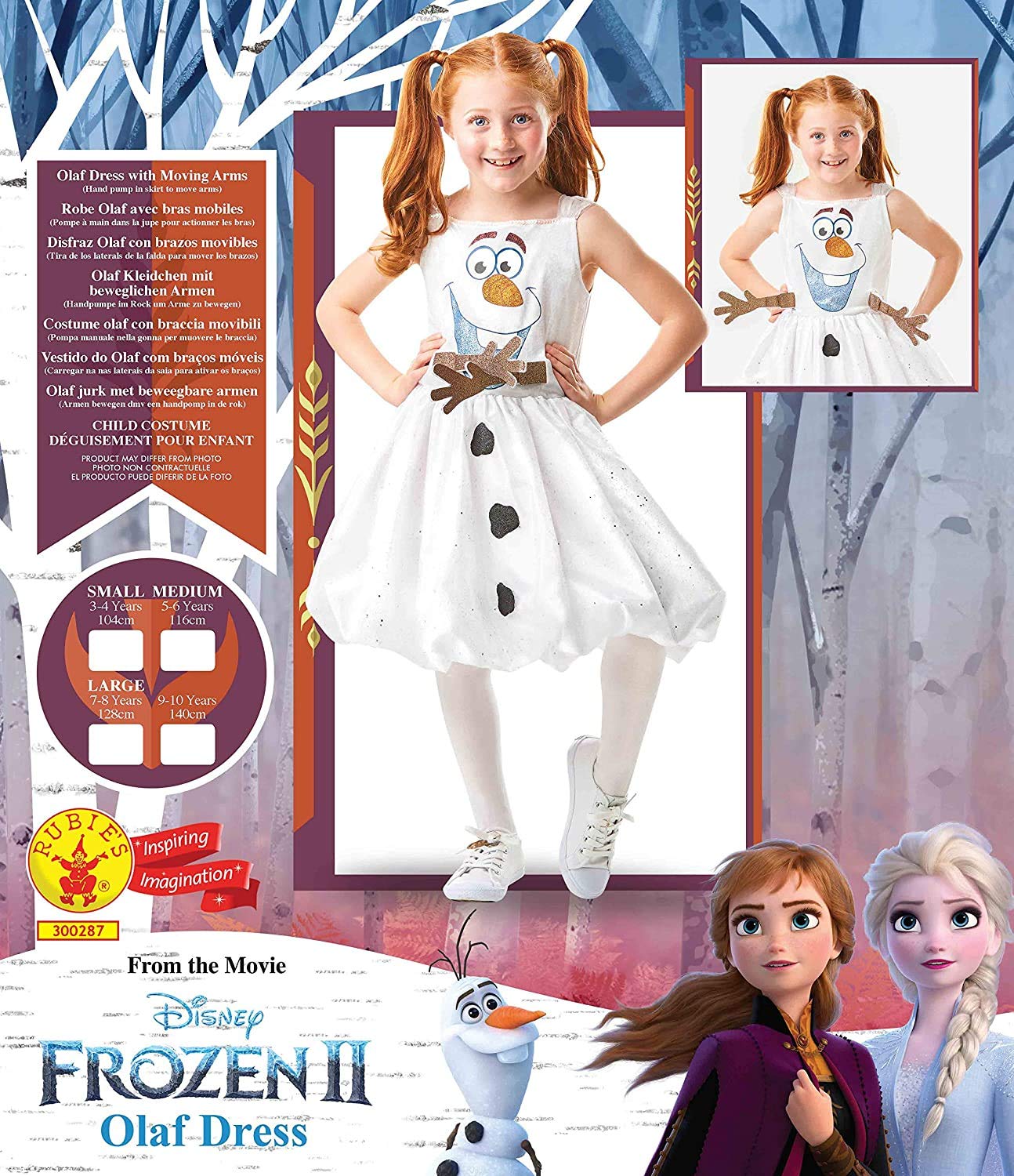 Rubie's Costume officiel Disney La Reine des Neiges 2 Olaf Air Motion pour enfant