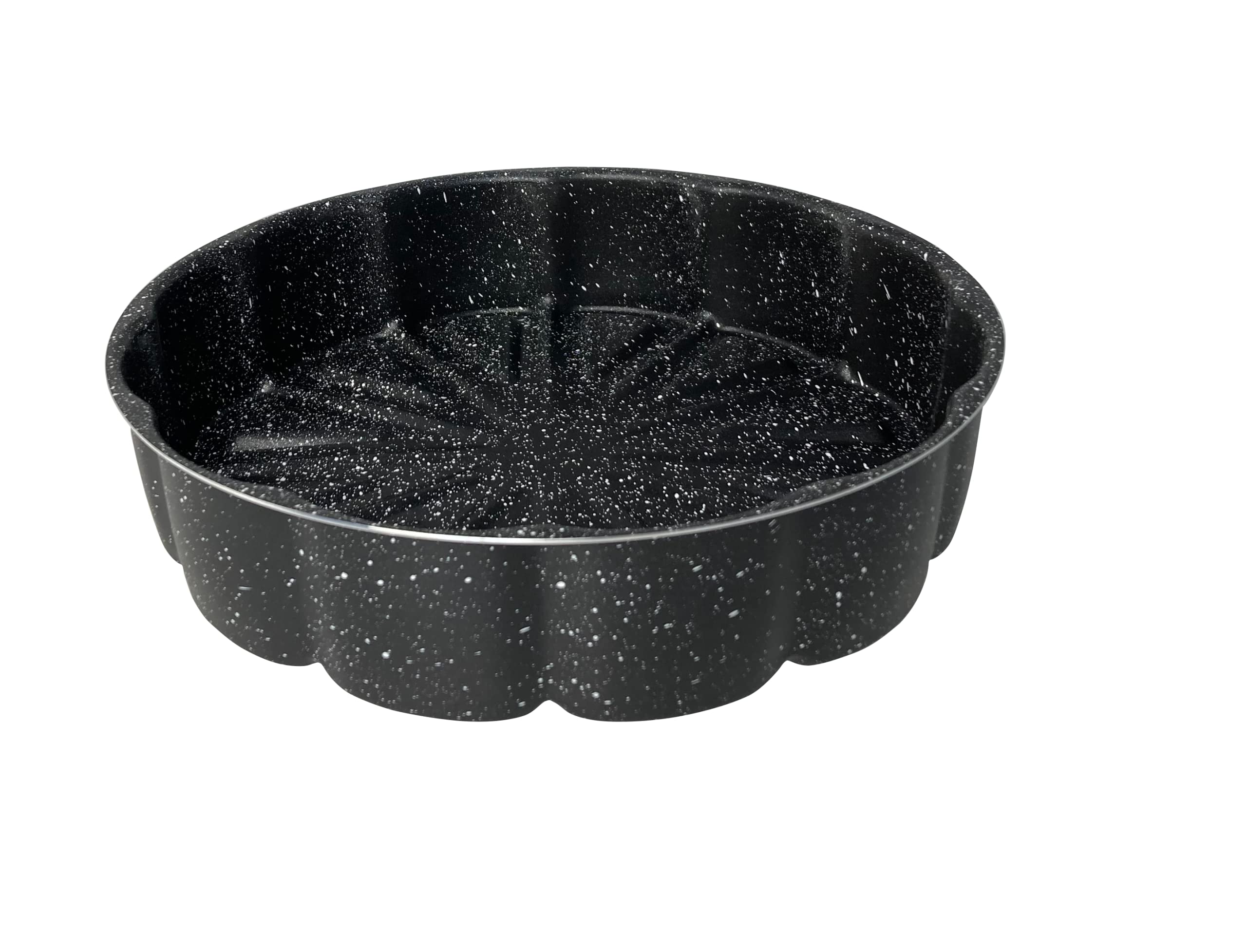 Cheffinger Runde Backform | Marmorbeschichtung, Antihaft, Ø26 cm, backofengeeignet, induction-kompatibel