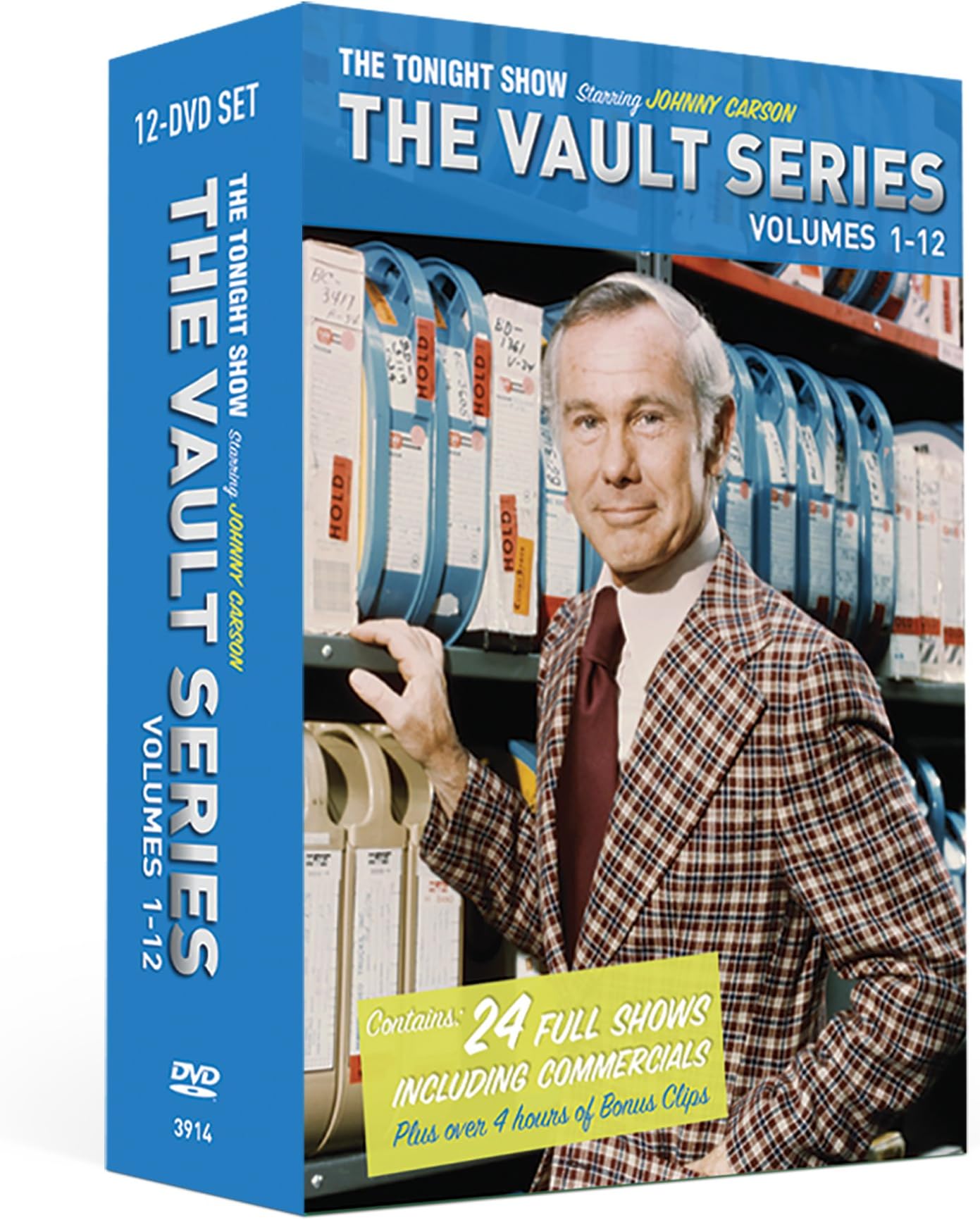 The Tonight Show Vault Series 12 DVD collection starring Johnny Carson