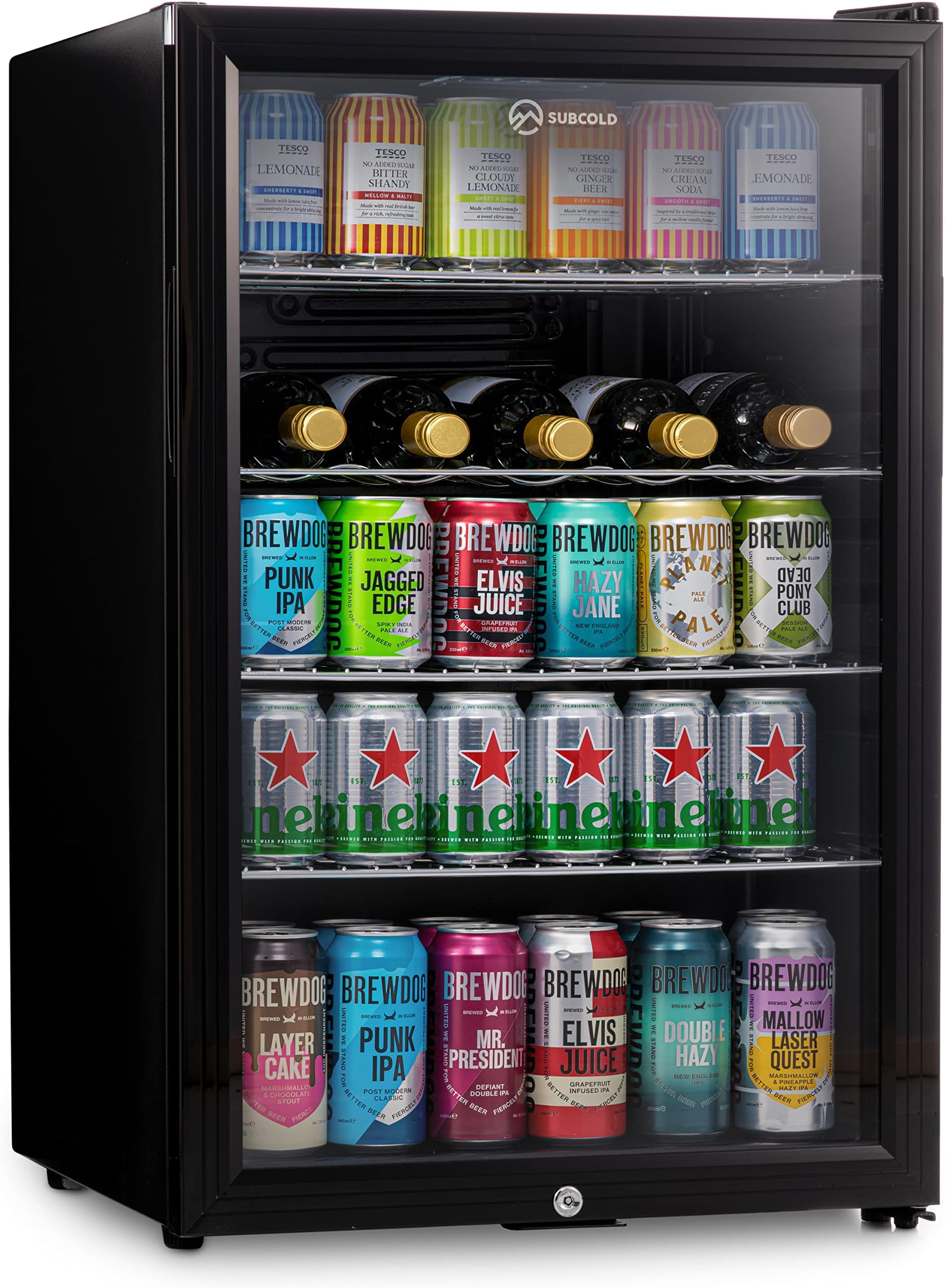 Subcold Super115 LED UnderCounter Fridge 115L Beer, Wine & Drinks