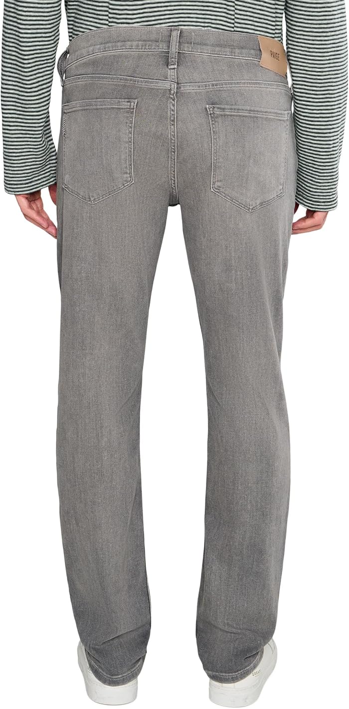 Мужские джинсы Paige Normandie 32" Transcend Straight Leg Jeans in Axtell, цвет: Серый — фото 3