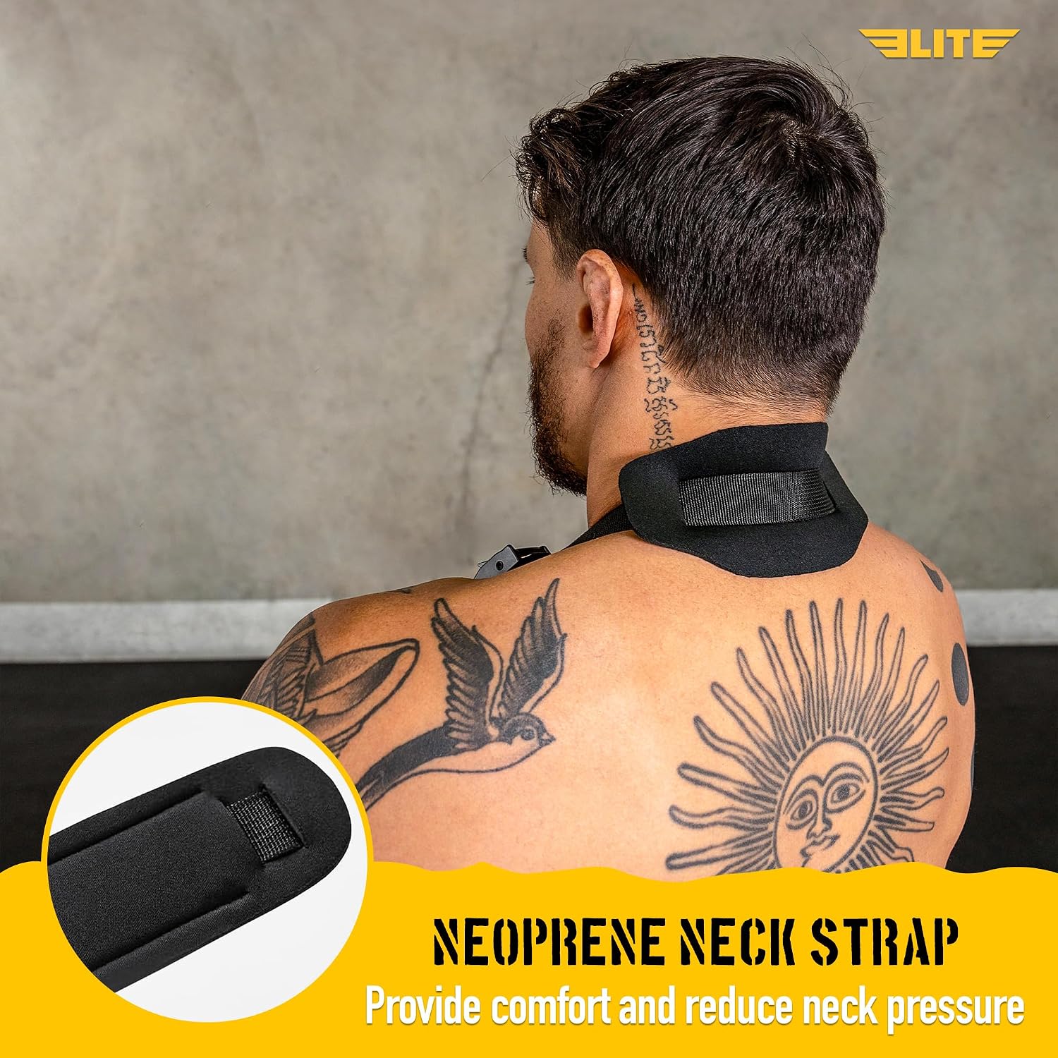 Elite Sports Arm Blaster for Building Arm Biceps & Triceps Dumbbells & Barbells Curls Muscle Builder Bicep Adjustable Isolator for Big Arms Bodybuilding Perfectly Balanced Support image 3
