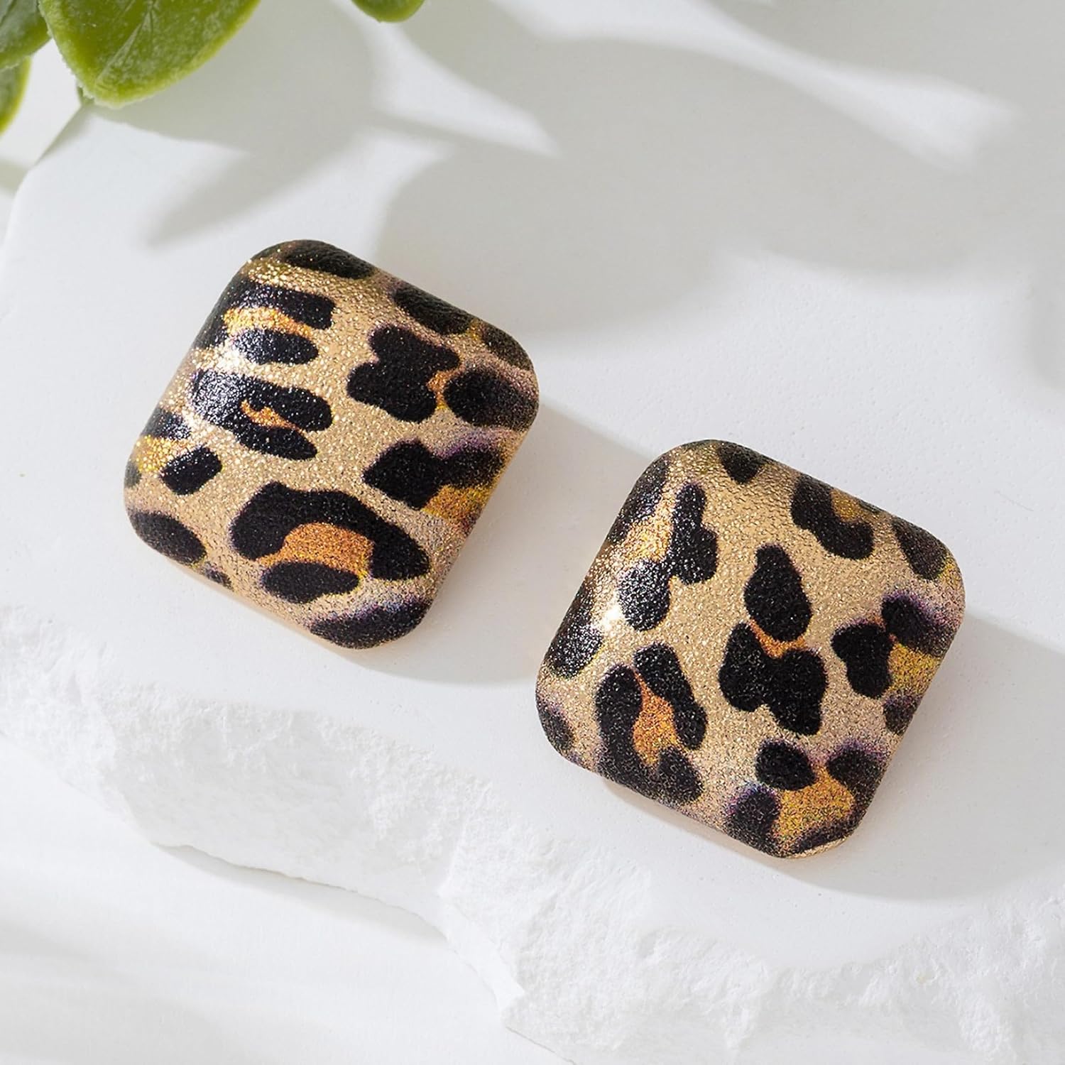 Leopard Earrings for Women Gold Stud Earrings Leopard Print Accessories Prom Jewelry Accessories Trendy Jewelry Gifts - Image 5