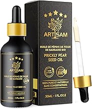 MEILLEURE HUILE ANTI-AGE HUILE DE PÉPINS DE FIGUE DE BARBARIE BIO - Top 1 des soins anti-rides et anti-cernes - Pressé à froid Certifiée 100% Bio Pure et Naturelle - Extra Vierge 30 mL Vegan