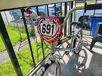 Amazon.com: MxNumbers- BMX Box Plate Decals | Multicolored Bike Race ...