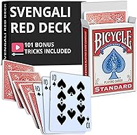 Vista 43 de Ted's Sterling Magic Precision Red Rider Back Bicycle Mazo Svengali con Instrucciones para 100+ Trucos (2 de Tréboles)