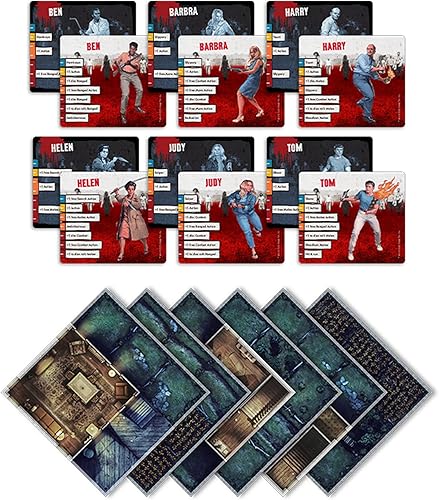 Miniatura 4 de Zombicide Night of The Living Dead - Juego de mesa de estrategia, juego cooperativo para adolescentes y adultos, juego de mesa de zombies, a partir