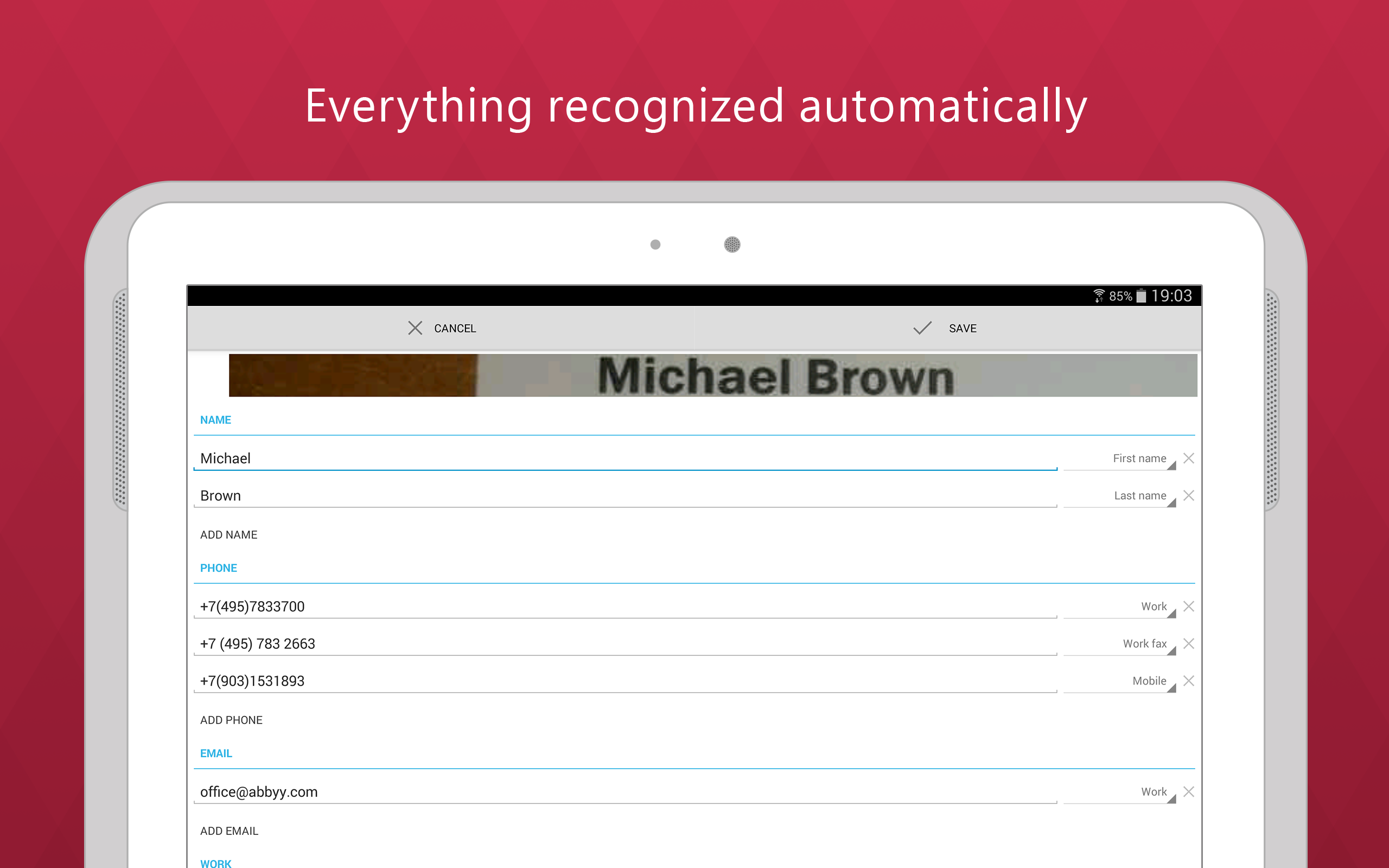 Business Card Reader PROAmazon.deAppstore for Android