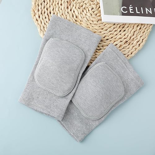 Miniatura 7 de Sibba Rodillera para niños, rodillera elástica transpirable, protector de rodilla de esponja acolchada antideslizante para voleibol, baile, correr,