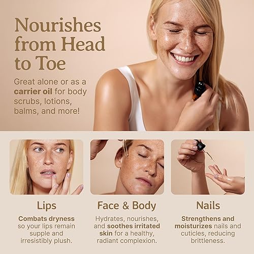 Miniatura 4 de Bella Terra Oils Aceite de germen de trigo puro  1 galón, alto contenido de vitamina E, rico en nutrientes, potenciador del brillo del cabello,